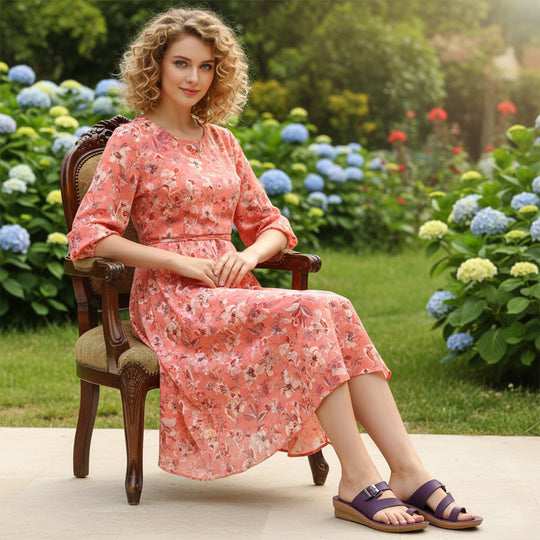 Bersache Extra Soft Classic Casual with  Regular wear with Ultra Soft & Flexibility Technology Slipper For Women's & Girl's-(6245-Purple)