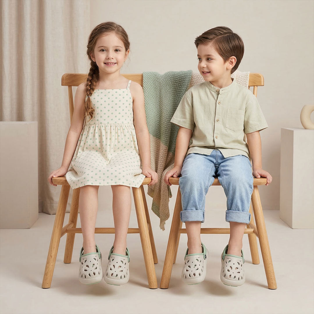 Bersache Extra Soft Classic Casual CHAPPAL with  Regular wear with Ultra Soft & Flexibility Technology Flip-Flop for Kids's-Beige-6315.