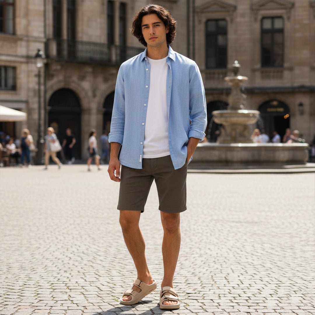Bersache Extra Soft Classic Casual with  Regular wear with Ultra Soft & Flexibility Technology Sandal For Men's & Boy's-(Beige-6287).
