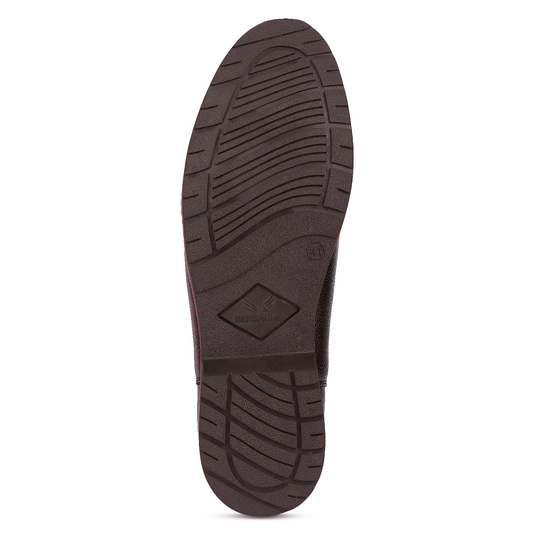 Bersache Lightweight Casual Loafer Walking Shoes For Men (9084-Dark Brown)