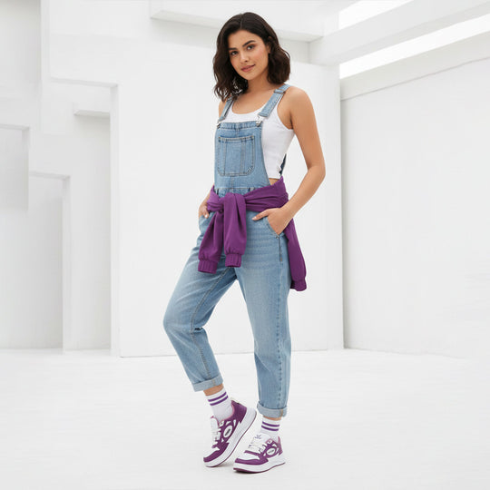 Bersache Casual Sneaker shoe for Women| Soft Cushioned Insole , Slip-Resistance Casuals For Women's-(8113-Purple)