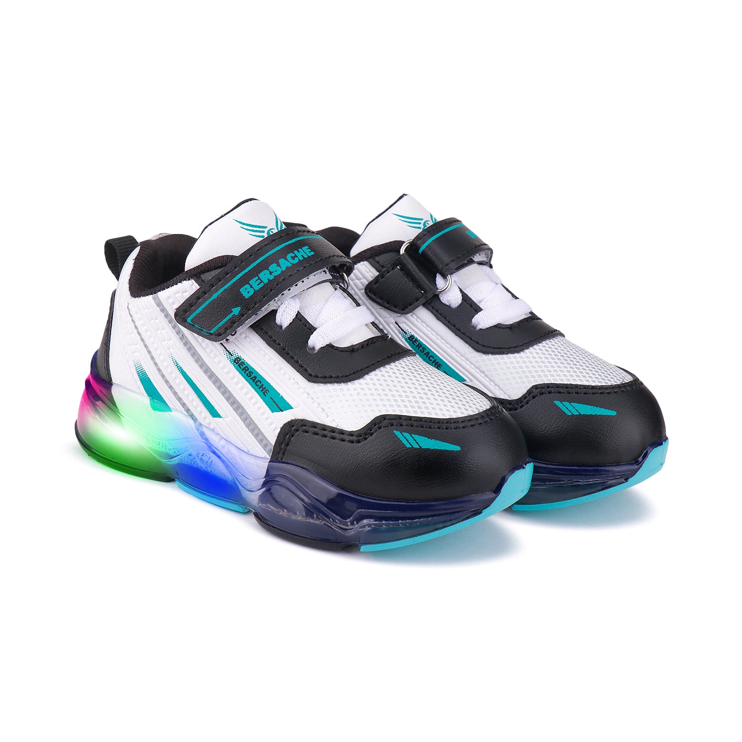 Bersache Premium Sports,walking,Gym,cricket,Trending Running Shoes For Kid's - Blue -8039.
