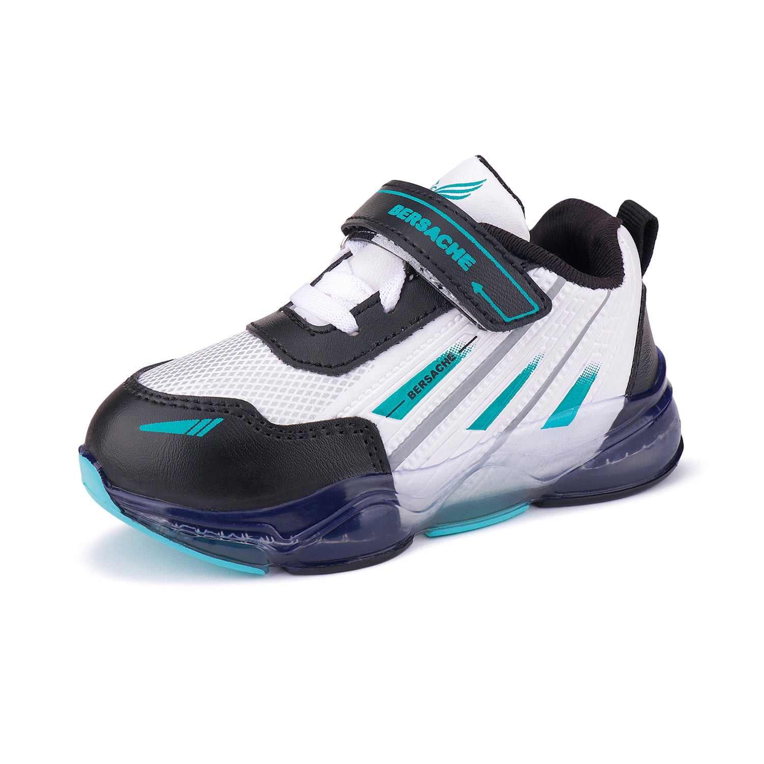 Bersache Premium Sports,walking,Gym,cricket,Trending Running Shoes For Kid's - Blue -8039.