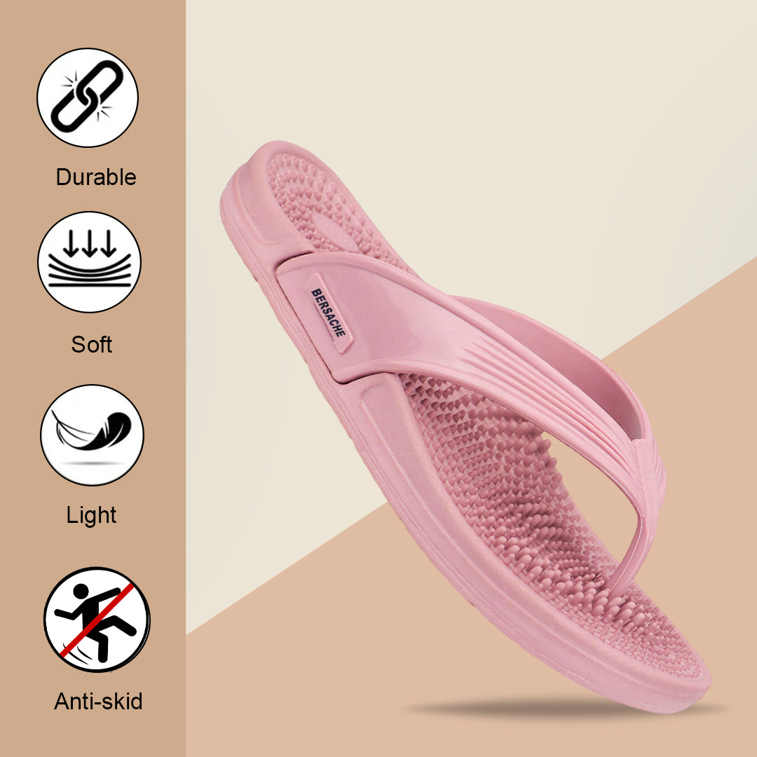 Bersache Extra Soft Classic Casual CHAPPAL with  Regular wear with Ultra Soft & Flexibility Technology  Slippers for Women's-(6334-Pink).