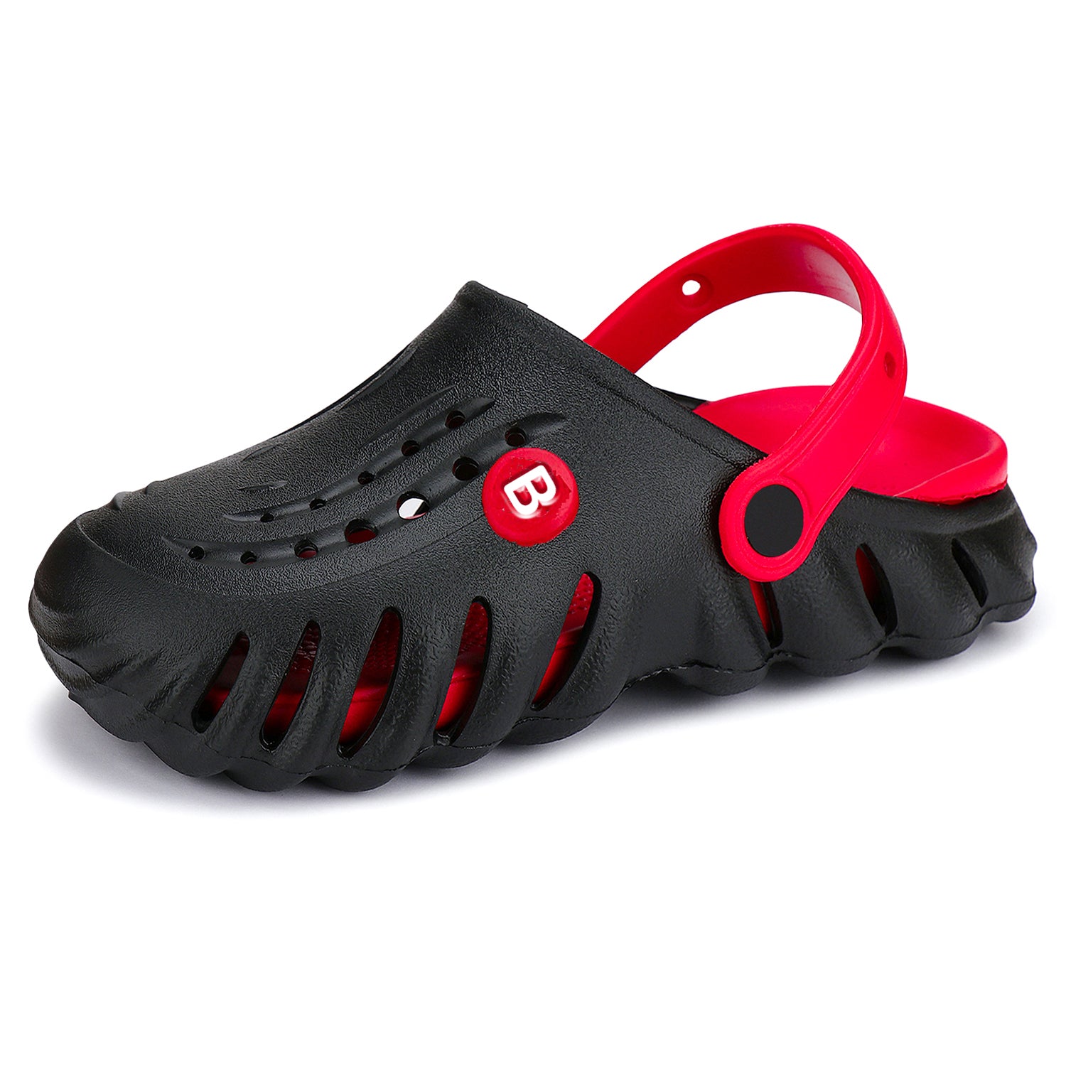 Bersache Extra Soft Classic Casual CHAPPAL with  Regular wear with Ultra Soft & Flexibility Technology Clog's for Kids's - Red -6028.