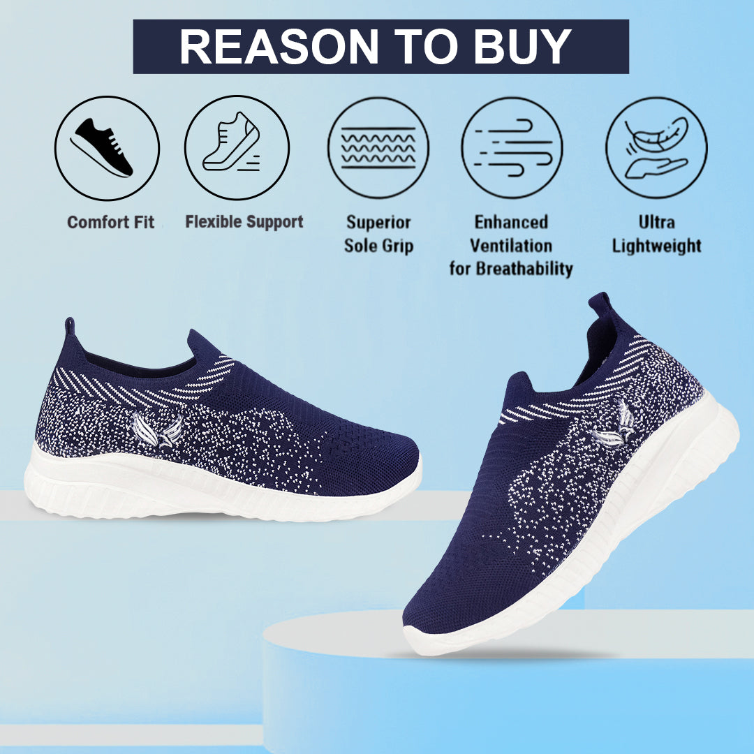 Bersache Premium Sports , Walking, Gym, Cricket, Trending  Running Shoes For Women's-(8171-Blue)