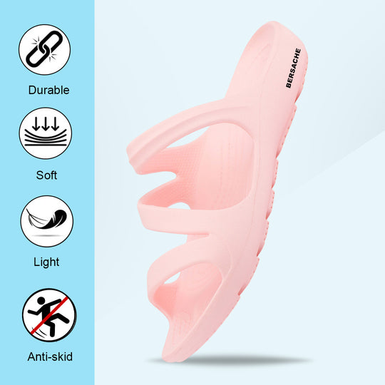 Bersache Extra Soft Classic Casual with  Regular wear with Ultra Soft & Flexibility Technology Flip-Flop for Women's & Girl's (6250-Pink)