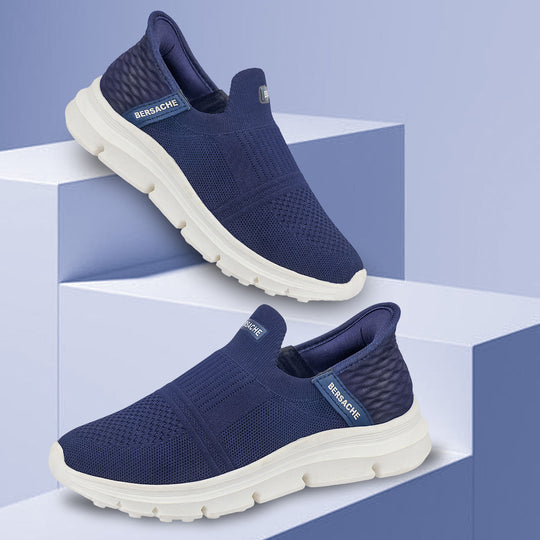 Bersache Premium Sports,Gym, Trending Stylish Running Shoes For Men (8078-Blue)