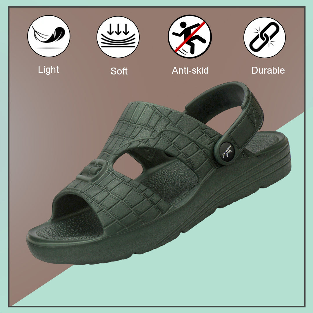 Bersache Extra Soft Classic Casual with  Regular wear with Ultra Soft & Flexibility Technology Flipflop For Men's & Boy's-Black-6270)