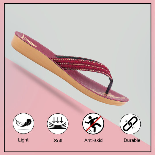 Bersache Extra Soft Classic Casual with  Regular wear with Ultra Soft & Flexibility Technology Sandal For Women's/Girl's-PIink-6231