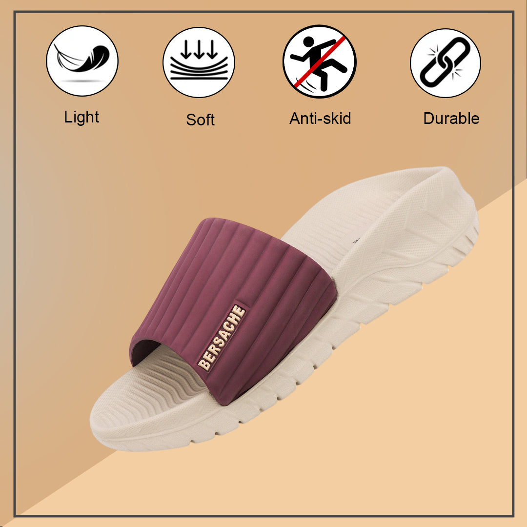 Bersache Extra Soft Classic Casual with  Regular wear with Ultra Soft & Flexibility Technology Sandal For Men's-(beige)-6330.