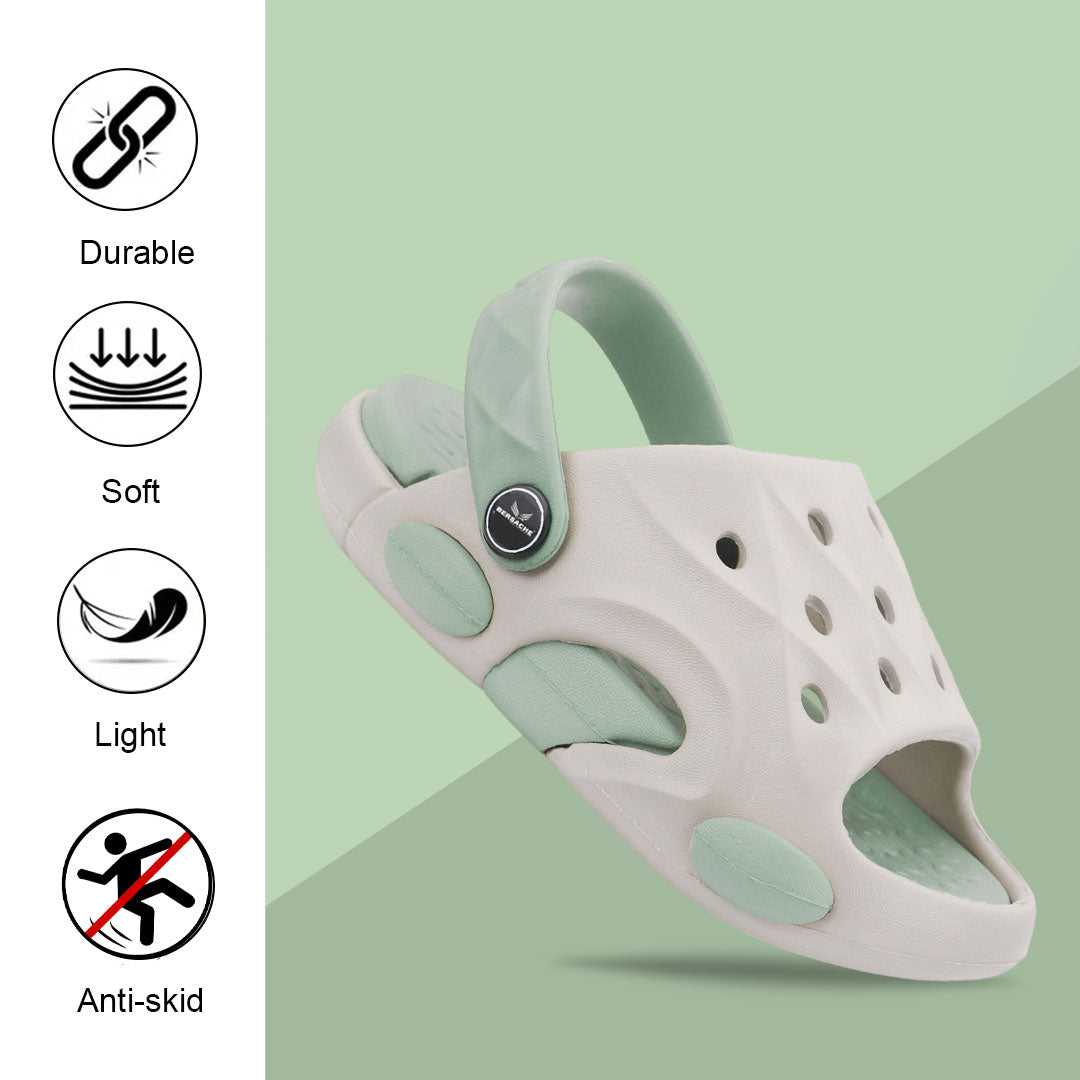 Bersache Extra Soft Classic Casual CHAPPAL with  Regular wear with Ultra Soft & Flexibility Technology Clog's for Kids's - Beige -6318.