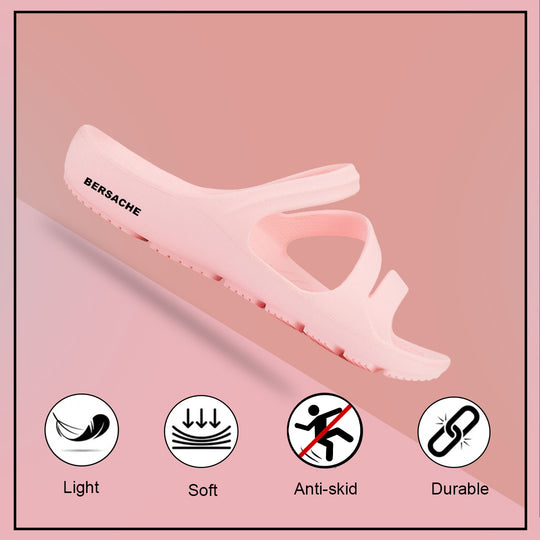 Bersache Extra Soft Classic Casual with  Regular wear with Ultra Soft & Flexibility Technology Slipper For Women's & Girl's-(6250-Pink)