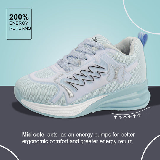 Bersache Premium Sports ,walking,Gym,cricket, Trending  Running Shoes For Women's-(8141-Mint)