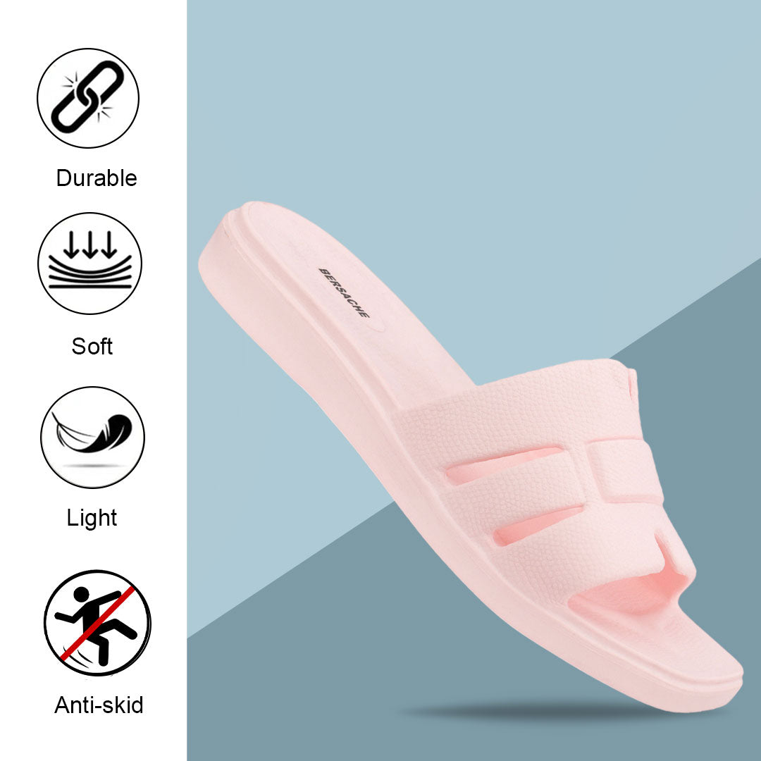 Bersache Extra Soft Classic Casual with  Regular wear with Ultra Soft & Flexibility Technology Sandal For Women's/Girl's-(6302-Pink) .