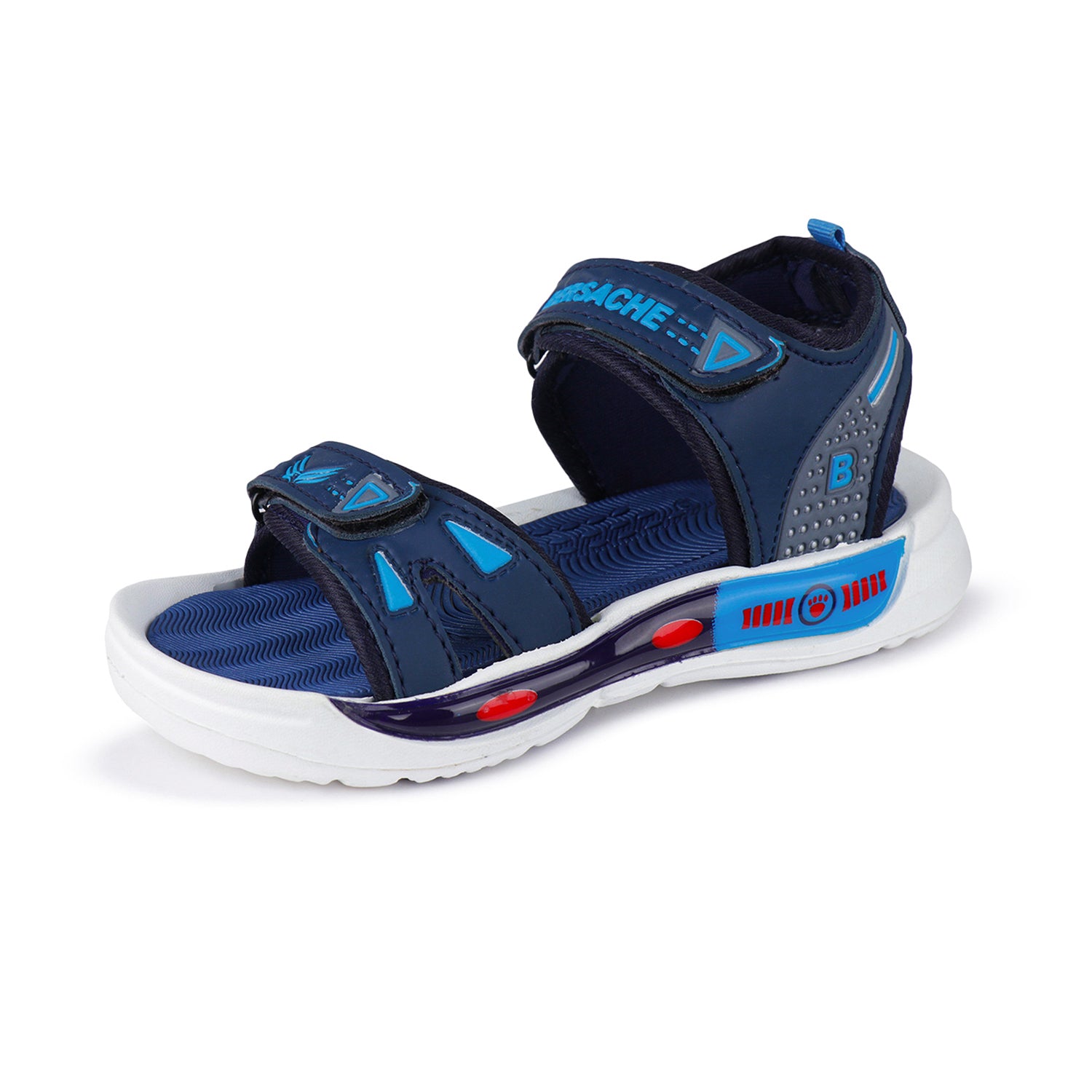 Bersache Extra Soft Classic Casual CHAPPAL with  Regular wear with Ultra Soft & Flexibility Technology Slipper for Kids's - Blue-6046.