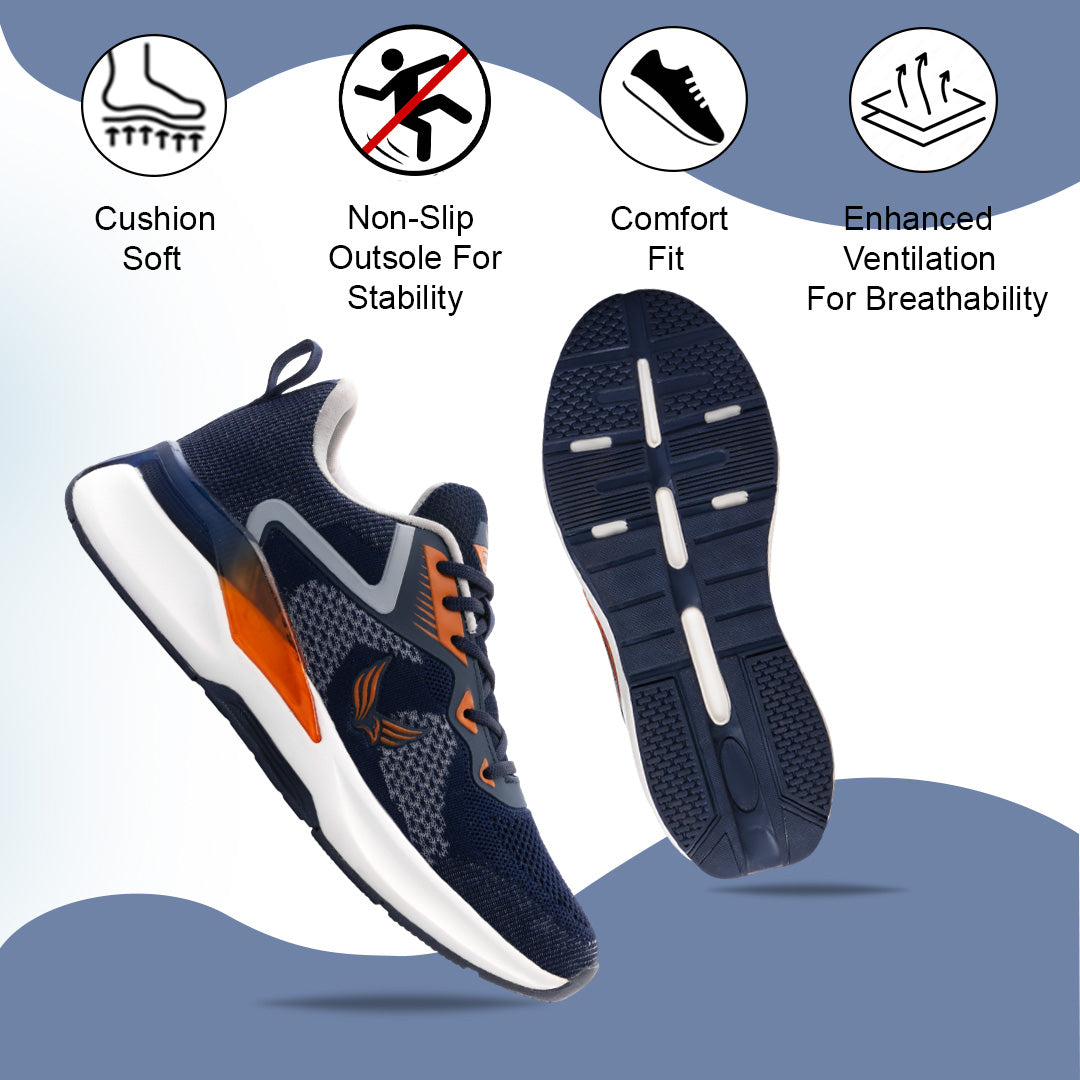 Bersache Sneaker, Loafers ,Casual With Extra Comfort Sneakers For Men (9202-Blue)