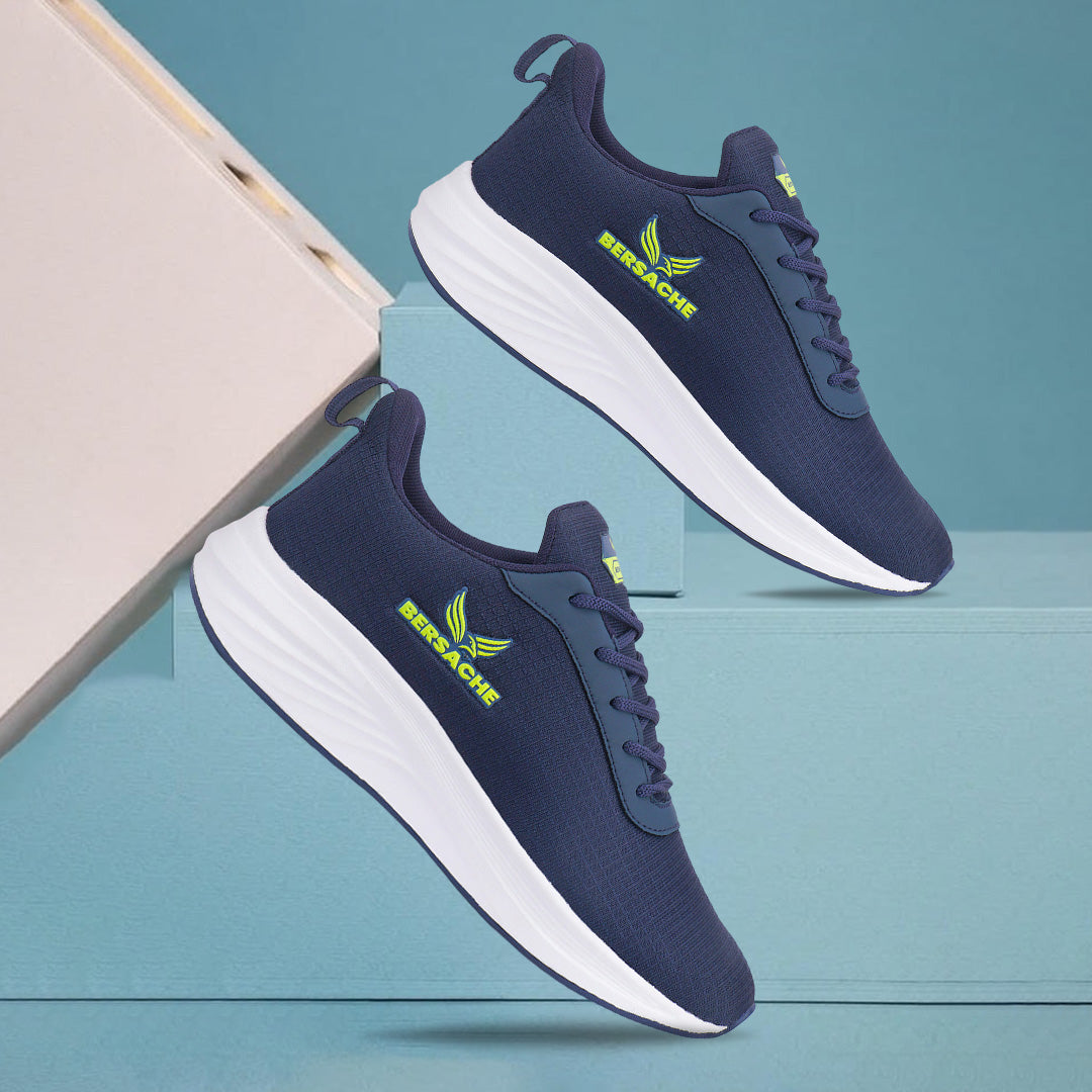 Bersache Premium Sports ,Gym, Trending Stylish Running Shoes For Men Blue-8069