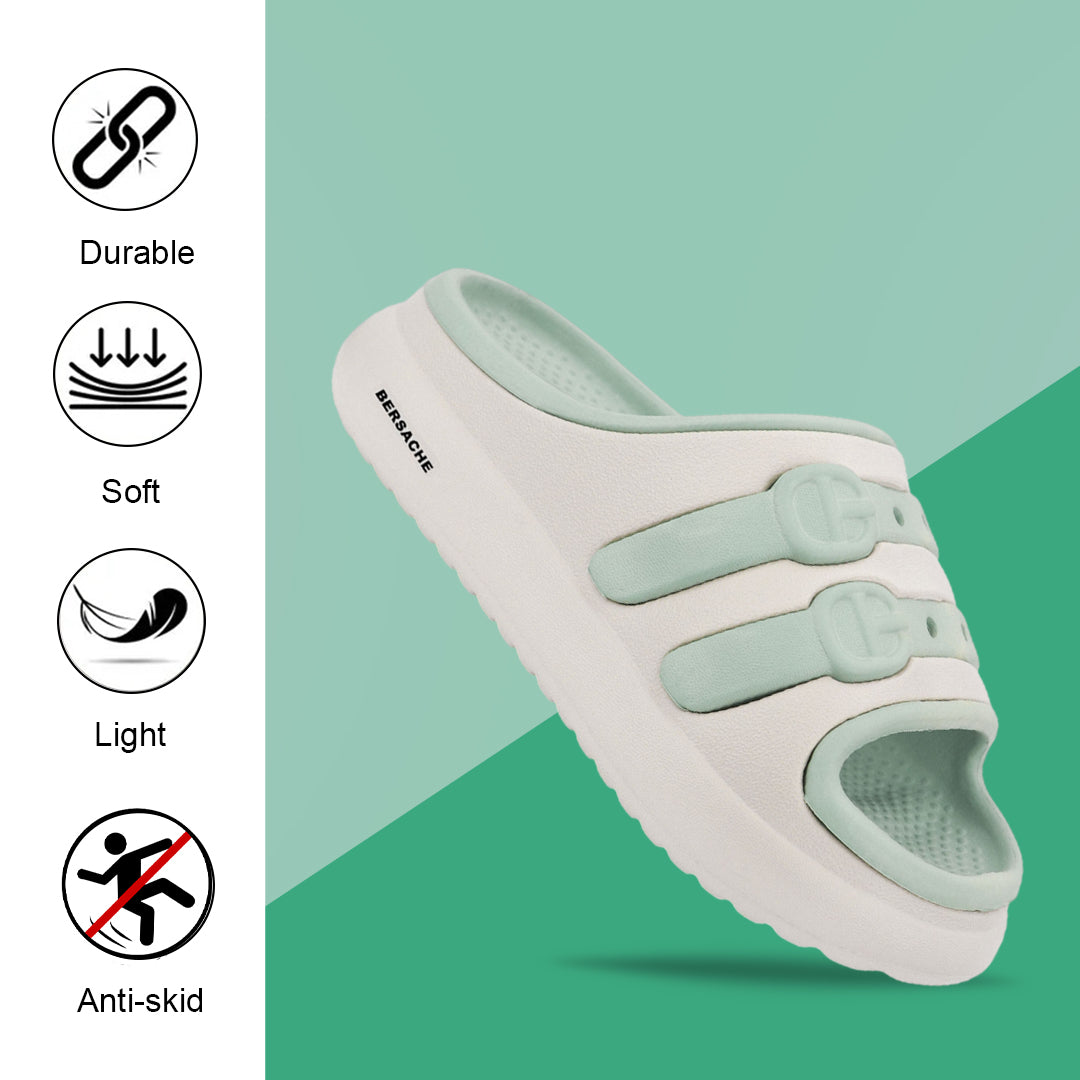 Bersache Extra Soft Classic Casual CHAPPAL with  Regular wear with Ultra Soft & Flexibility Technology Sandal for Kids's - Green -6321.