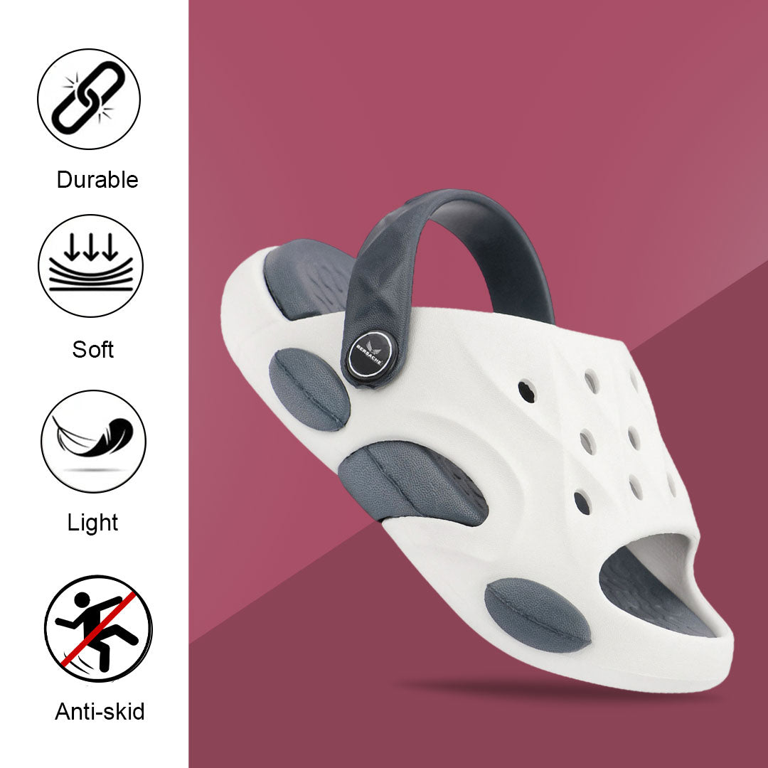 Bersache Extra Soft Classic Casual CHAPPAL with  Regular wear with Ultra Soft & Flexibility Technology Sandal for Kids's - White-6323.