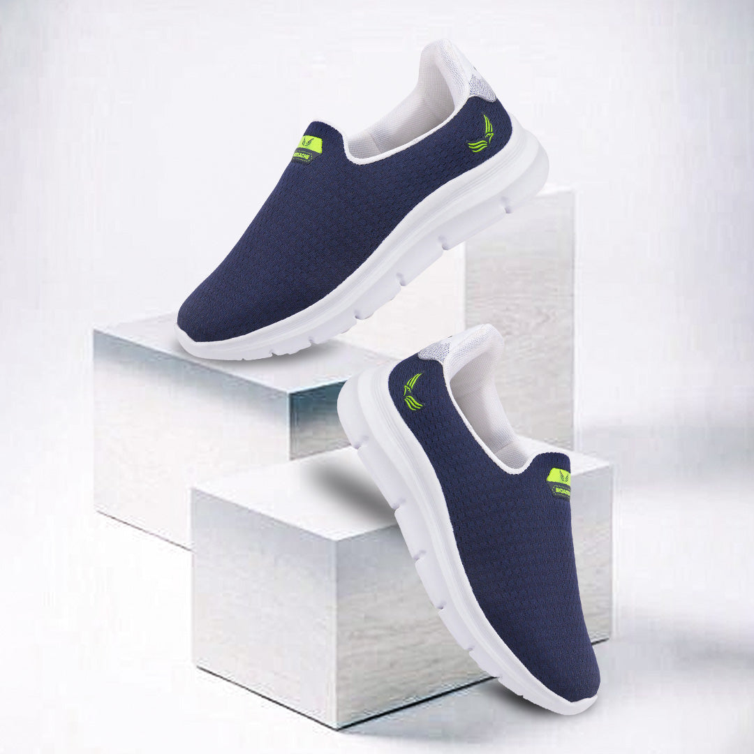 Bersache Lightweight Sports Running Shoes For Men Blue-8071