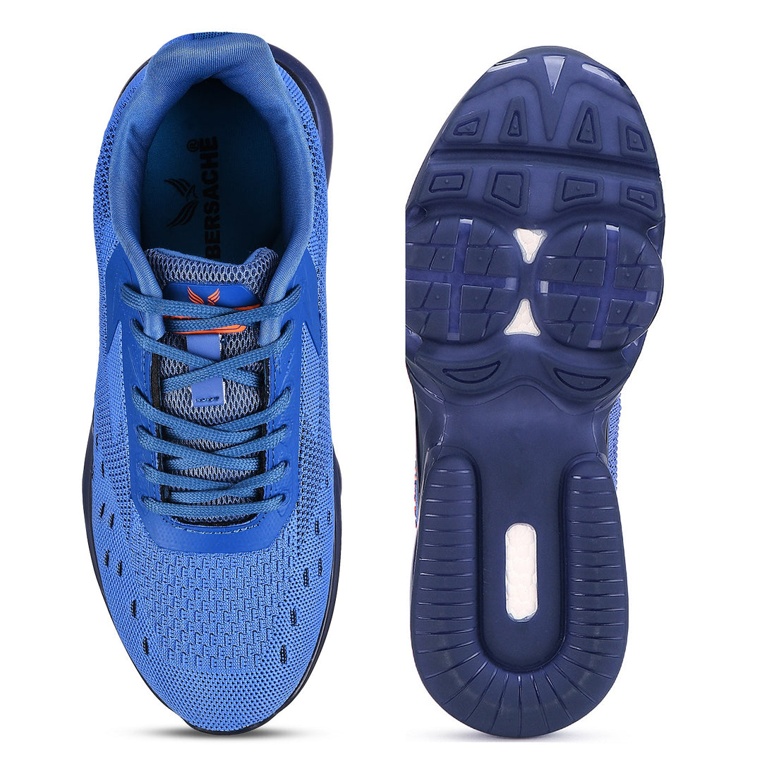 Bersache Premium Sports ,Gym, Trending Stylish Running Shoes For Men (9031-Blue)