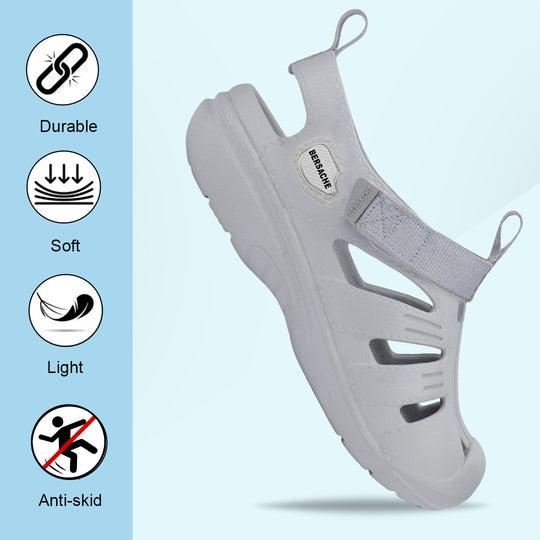 Bersache Extra Soft Classic Casual with  Regular wear with Ultra Soft & Flexibility Technology Slipper For Men's & Boy's-Grey-6264