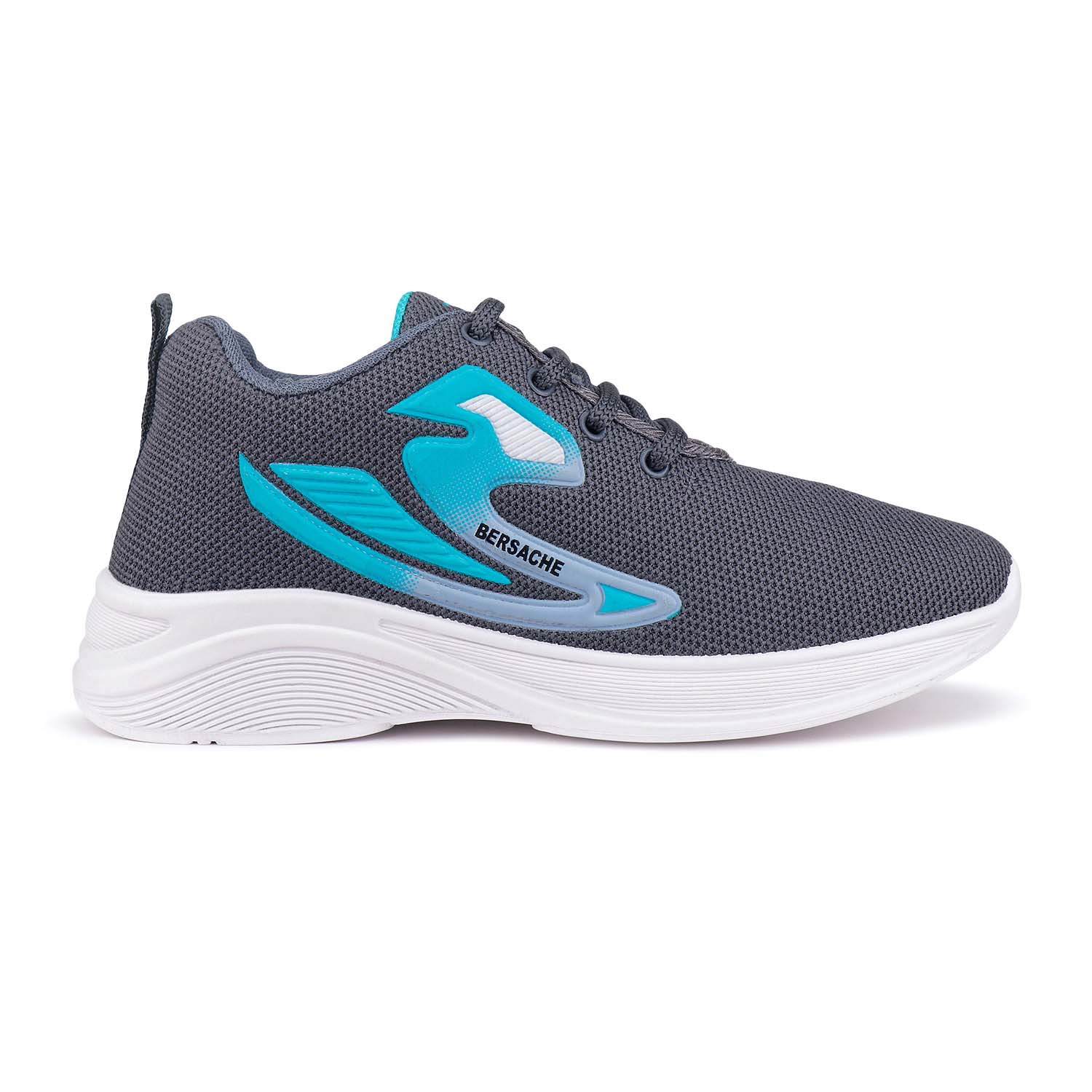 Bersache Premium Sports,walking,Gym,cricket,Trending Running Shoes For Kid's - Gray -8045.
