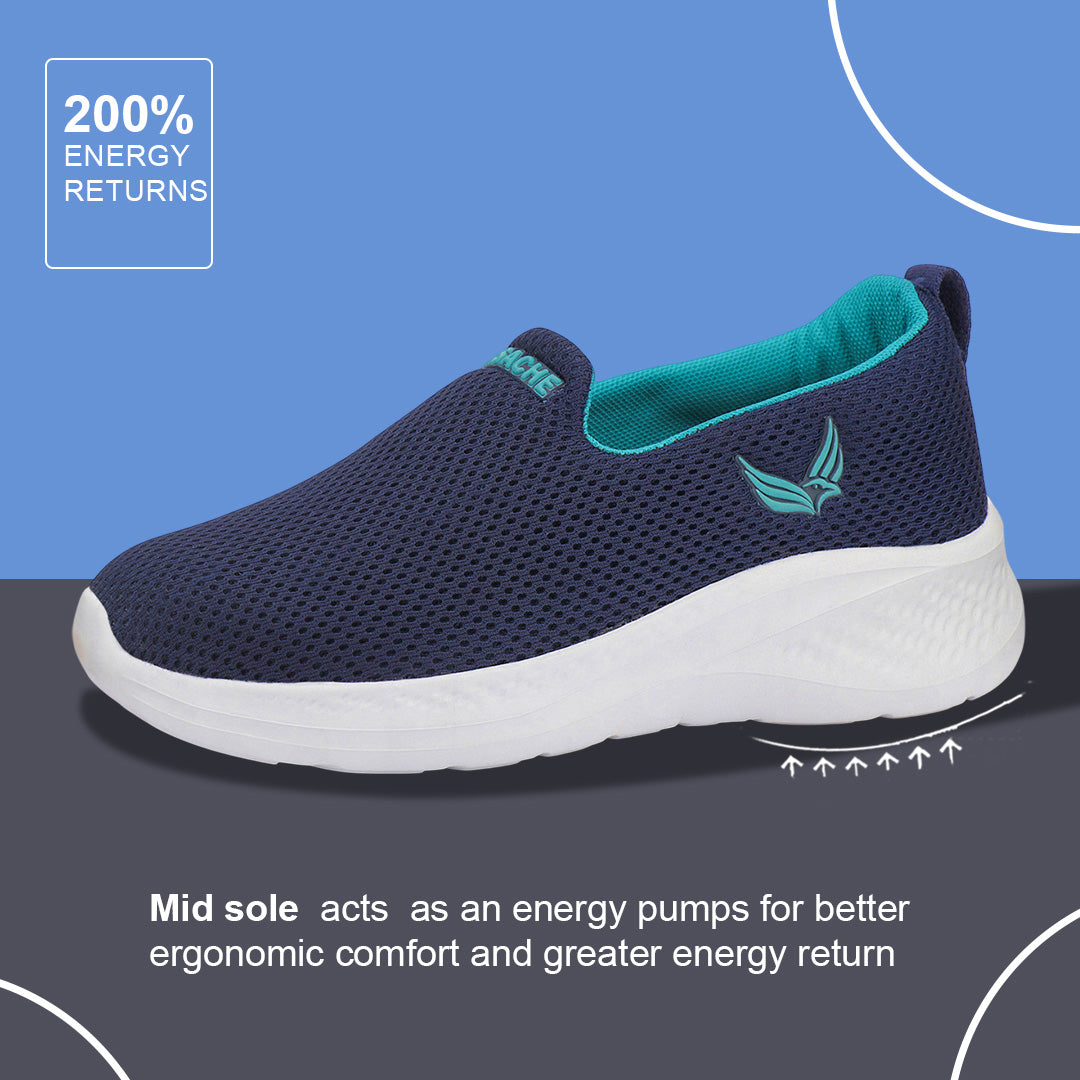 Bersache Premium Sports ,Gym, Trending Stylish Running Colour Changing shoes for Women (8096-Green)