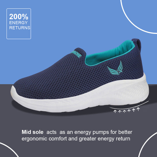 Bersache Premium Sports ,Gym, Trending Stylish Running Colour Changing shoes for Women (8096-Green)