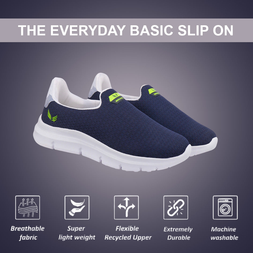 Bersache Lightweight Casual Sneaker Shoes For Men Blue-8071