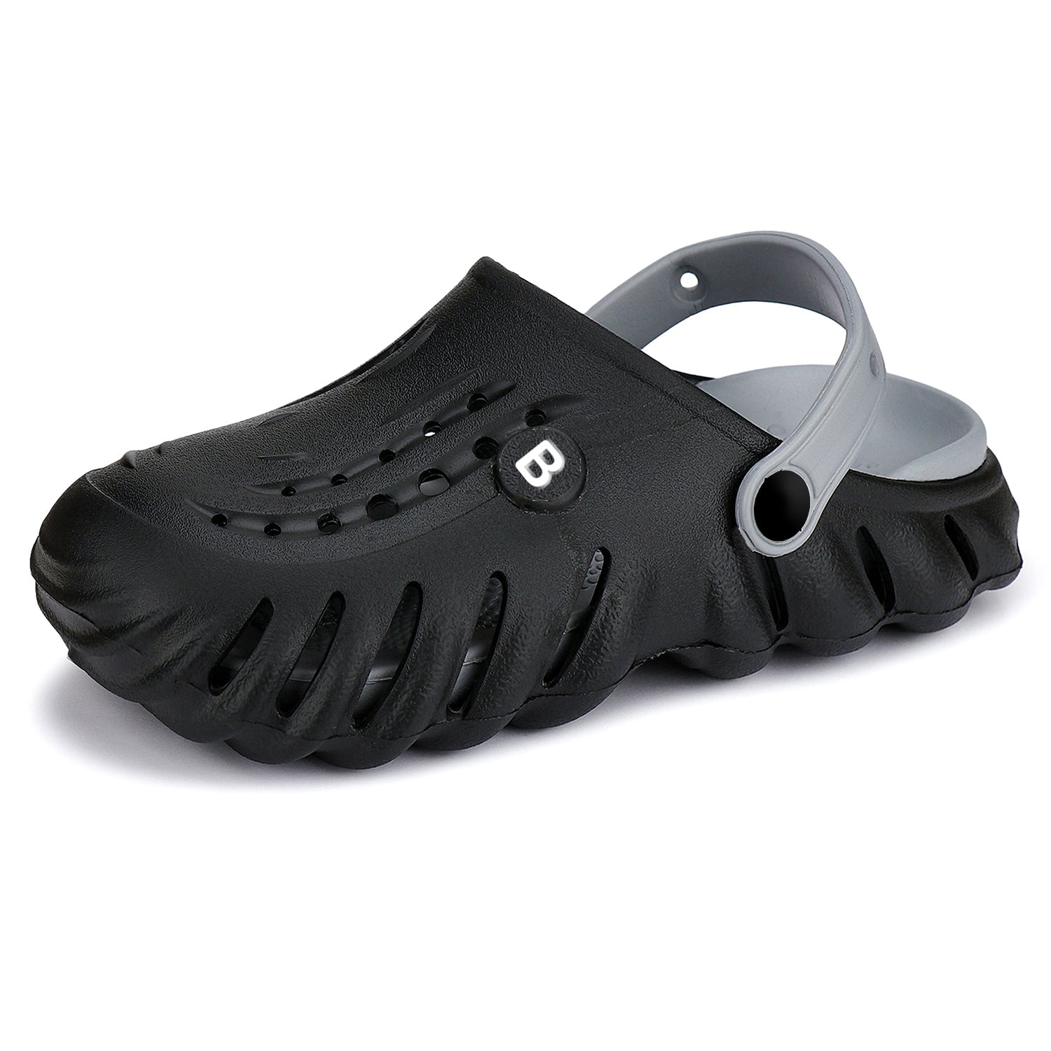 Bersache Extra Soft Classic Casual CHAPPAL with  Regular wear with Ultra Soft & Flexibility Technology Clog's for Kids's - Black -6026.