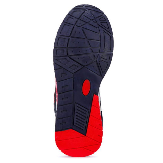 Bersache Lightweight Sports Running Walking Trekking Shoes For Men (9079-White)