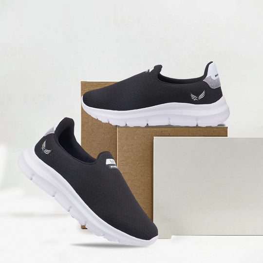 Bersache Lightweight Sports Running Shoes For Men Black-8070