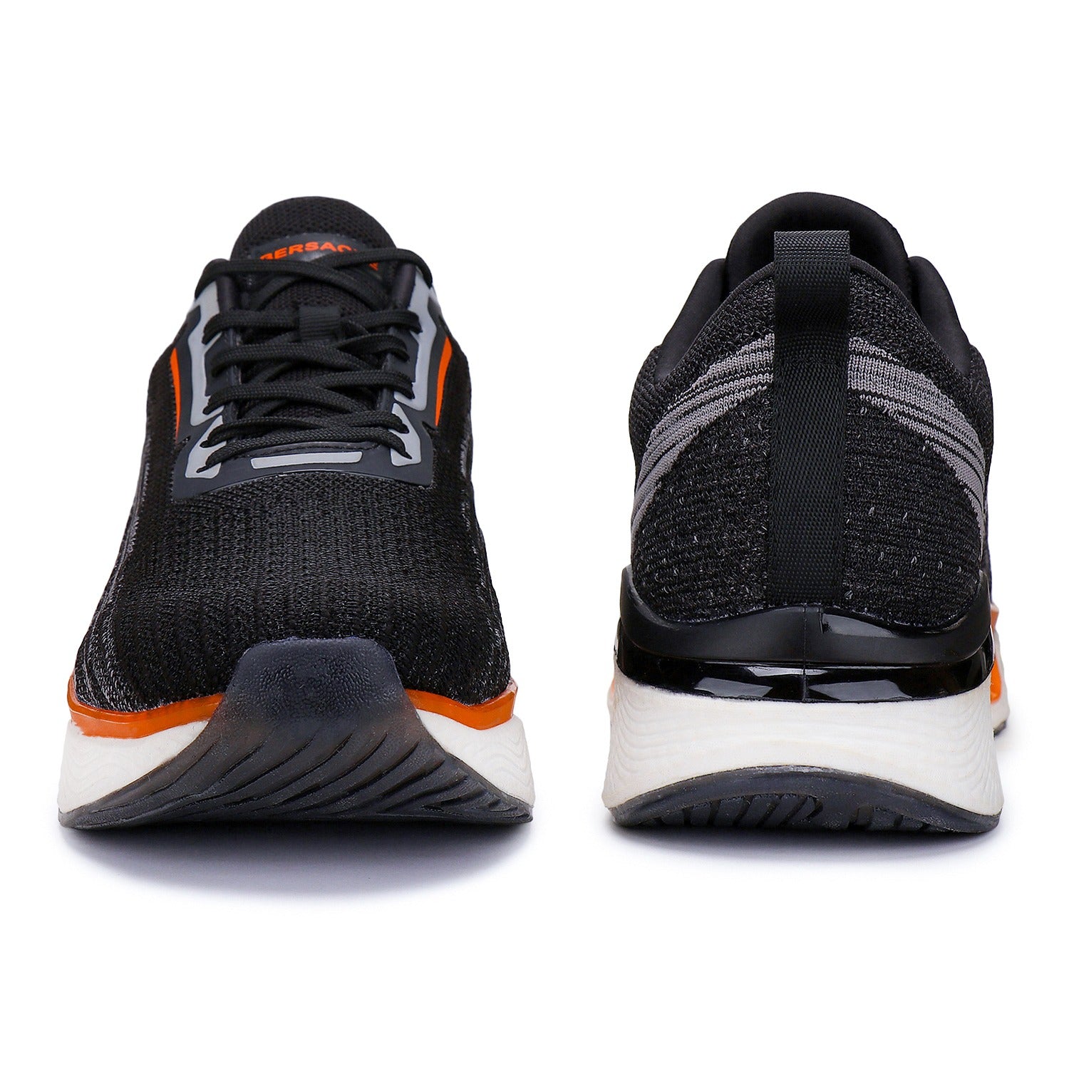Bersache Lightweight Casual Sneaker Shoes For Men Black-9063.