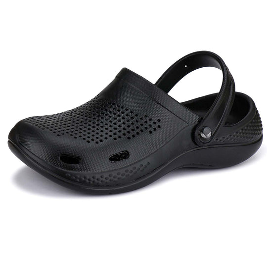 Bersache Extra Soft Classic Casual with Back Strap Regular wear with Ultra Soft & Flexibility Technology Flip-Flop for Men's/ Boy's Black-6011