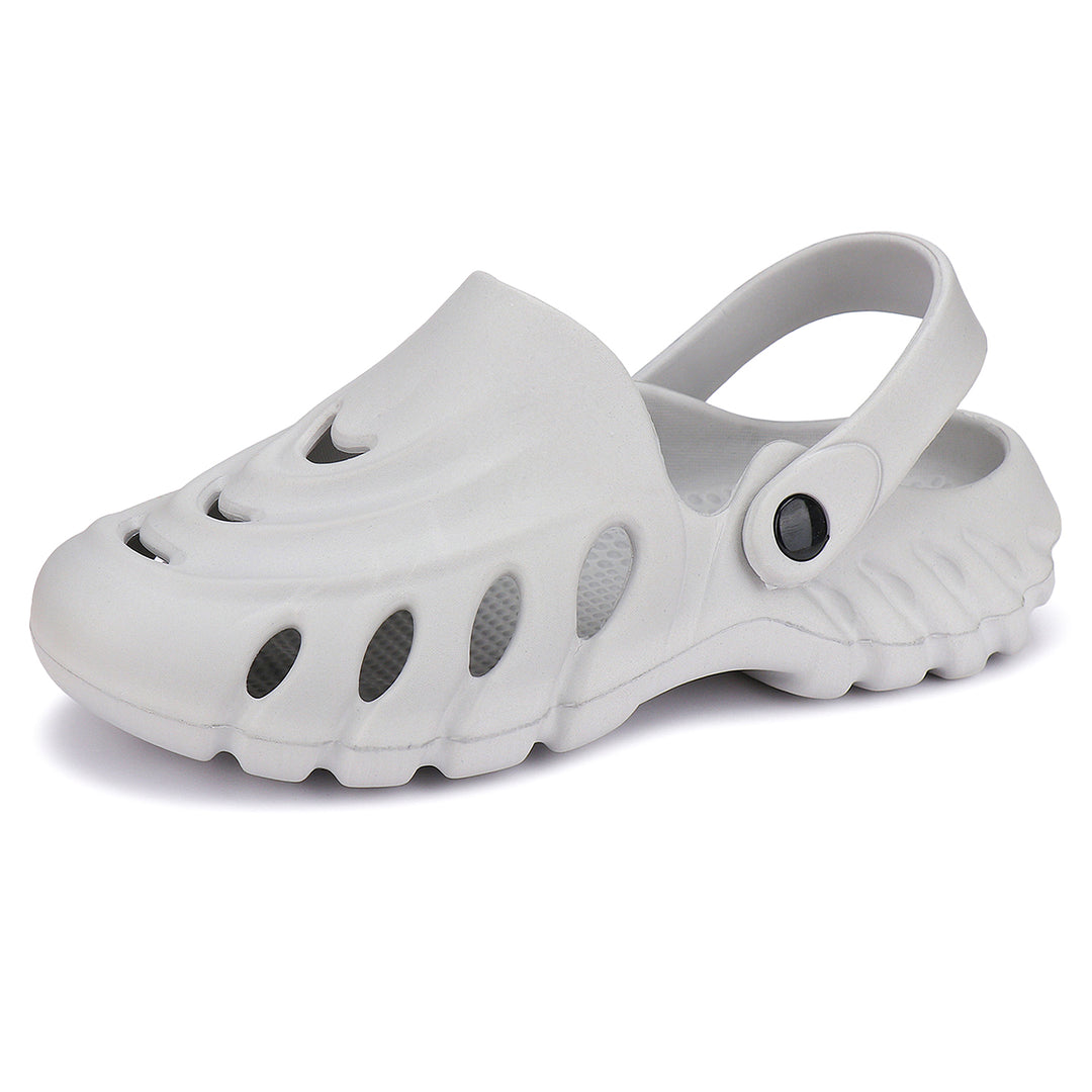 Bersache Extra Soft Classic Casual with  Regular wear with Ultra Soft & Flexibility Technology Clogs for Men's & Boy's 6007 (Grey)