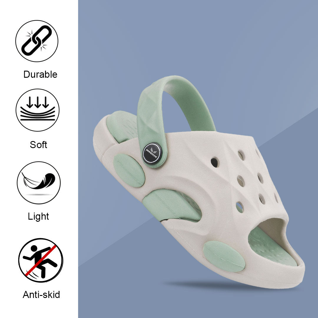 Bersache Extra Soft Classic Casual CHAPPAL with  Regular wear with Ultra Soft & Flexibility Technology Flip-Flop for Kids's-Beige-6318.