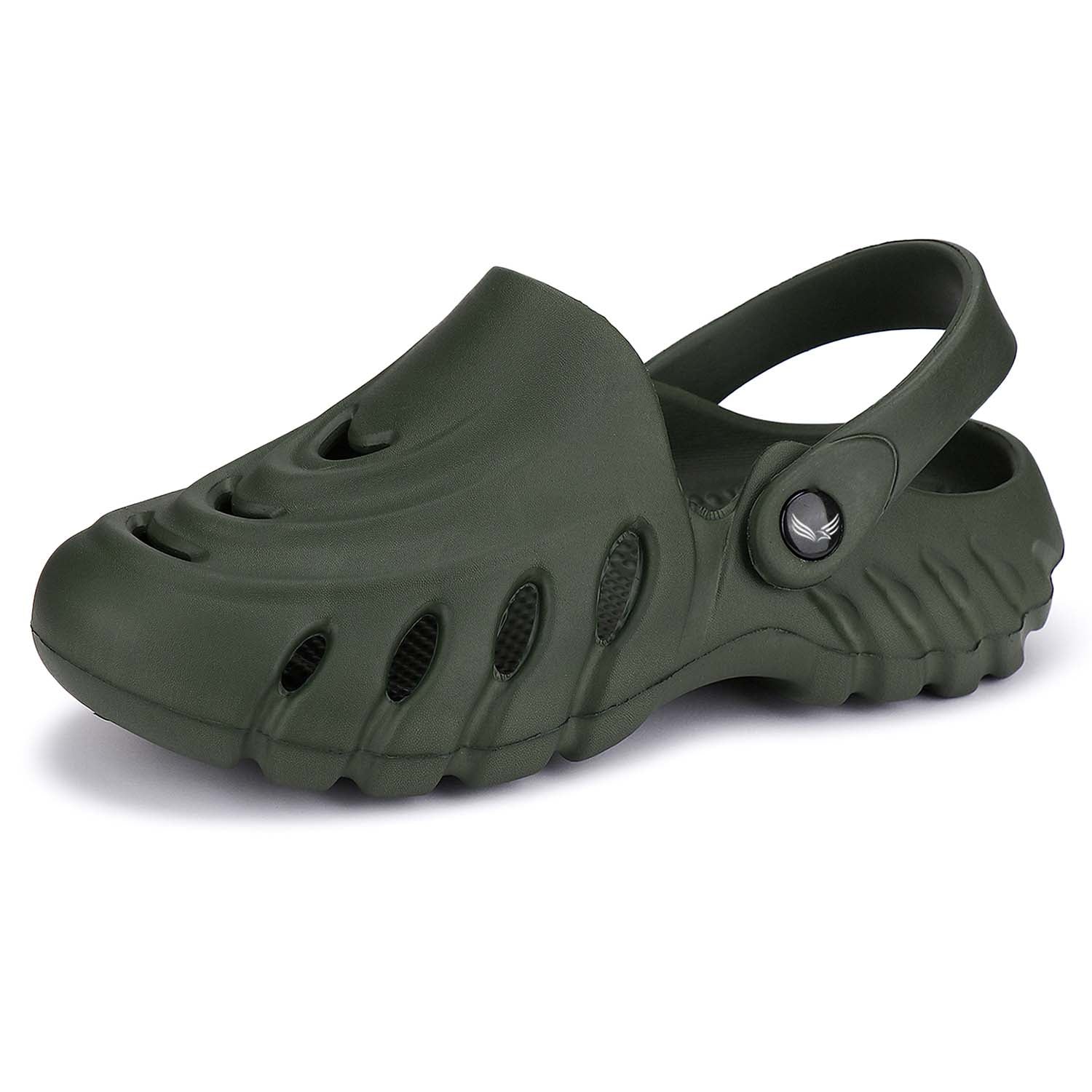 Bersache Extra Soft Classic Casual with Back Strap Regular wear with Ultra Soft & Flexibility Technology Flip-Flop for Men's/ Boy's Green-6009
