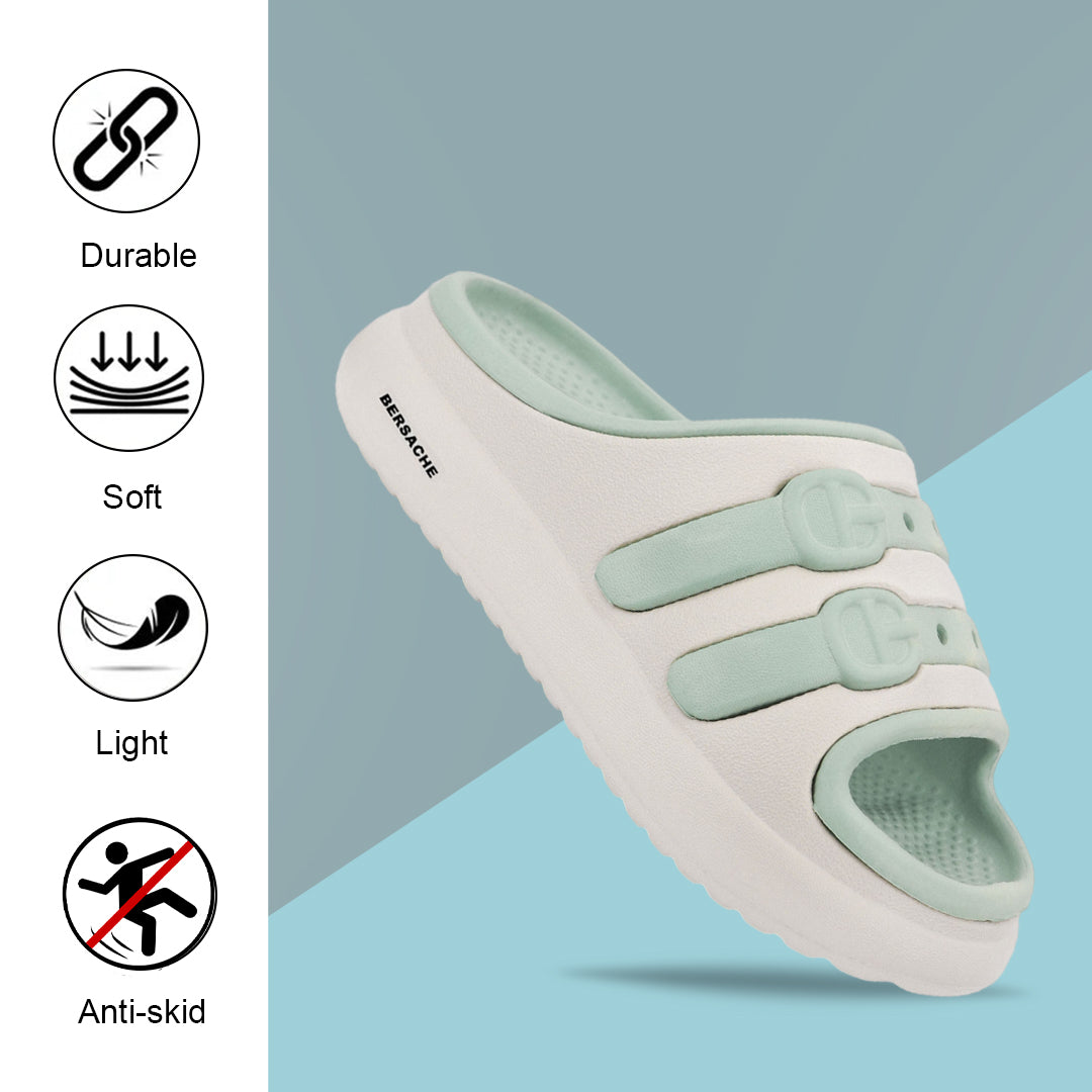 Bersache Extra Soft Classic Casual CHAPPAL with  Regular wear with Ultra Soft & Flexibility Technology Slipper for Kids's - Green -6321.