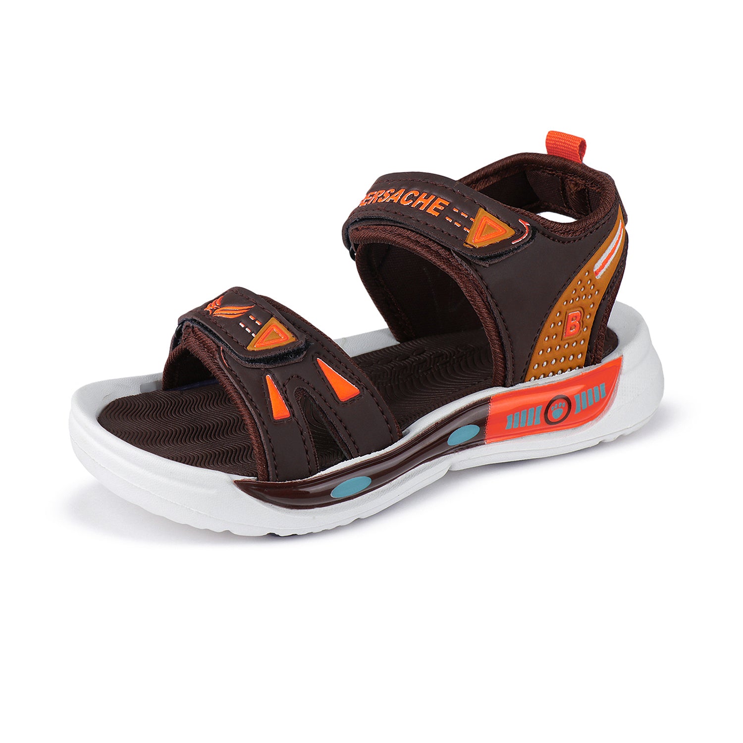 Bersache Extra Soft Classic Casual CHAPPAL with  Regular wear with Ultra Soft & Flexibility Technology Slipper for Kids's - Brown -6045.