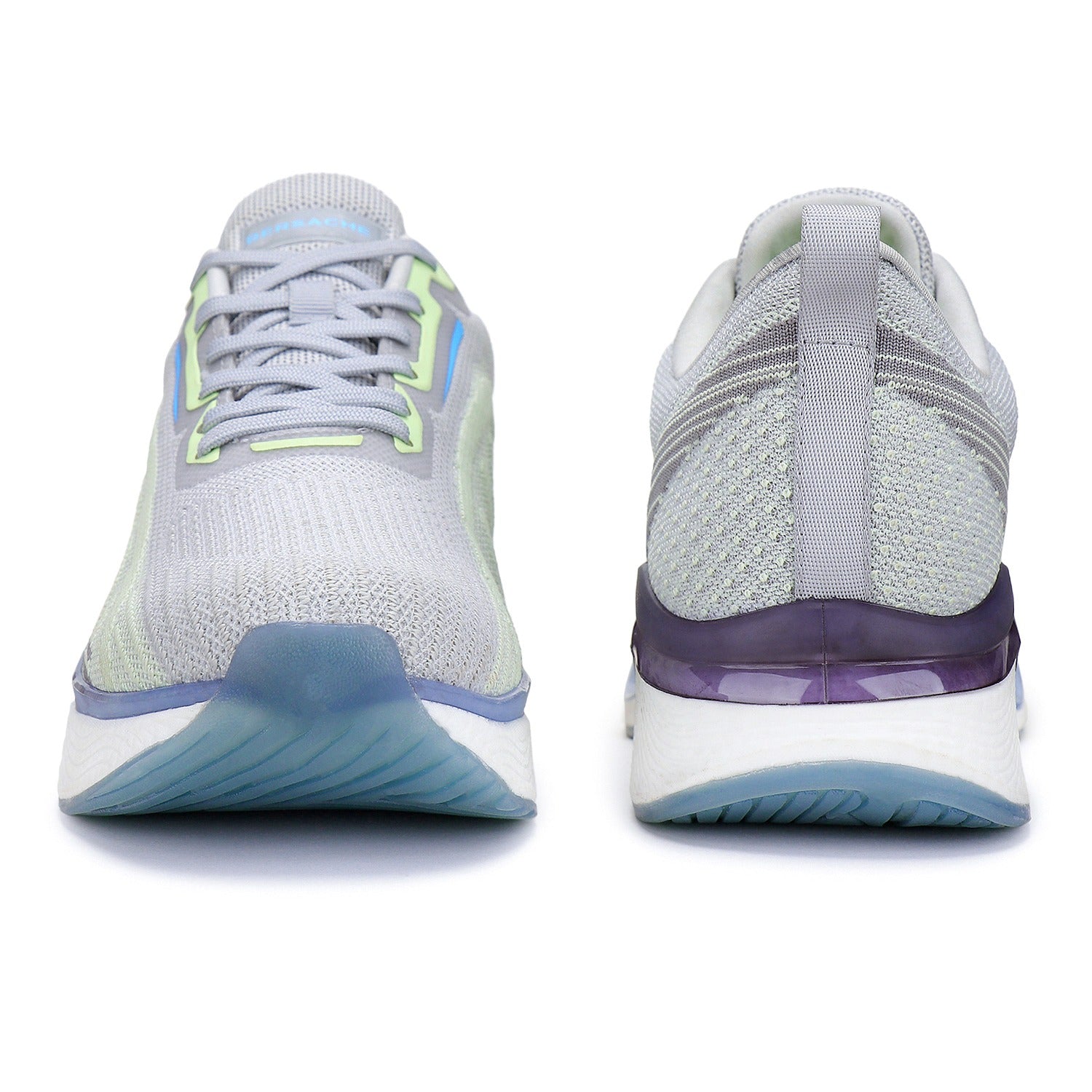 Bersache Lightweight Sports Running Shoes For Men Grey-9061 .
