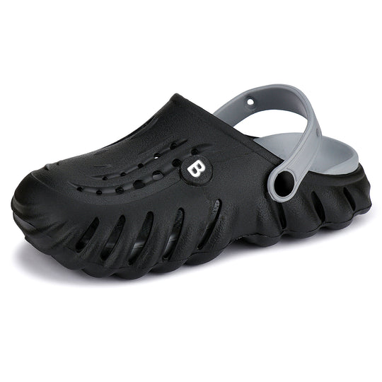 Bersache Extra Soft Classic Casual with  Regular wear with Ultra Soft & Flexibility Technology Clogs for Men's & Boy's-6004-(Black)