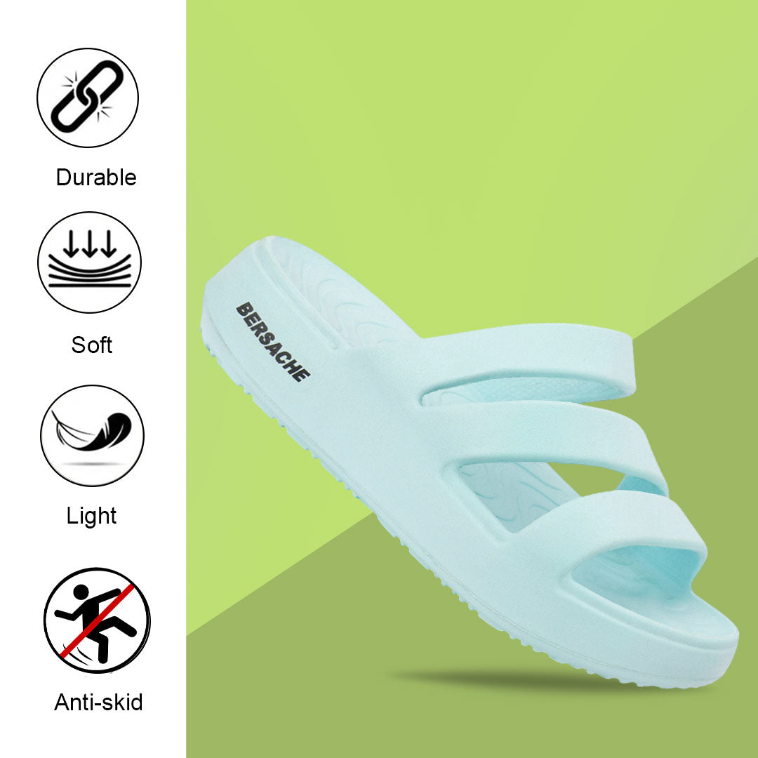 Bersache Extra Soft Classic Casual  with  Regular wear with Ultra Soft & Flexibility Technology Flip-Flop for Women's-(6309-Blue)