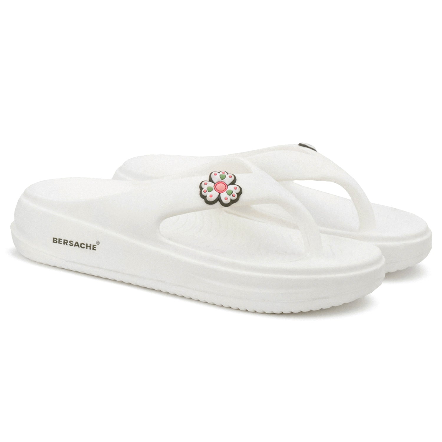 Bersache Extra Soft Classic Casual  with  Regular wear with Ultra Soft & Flexibility Technology Flip-Flop for Women's-(6298-Green)