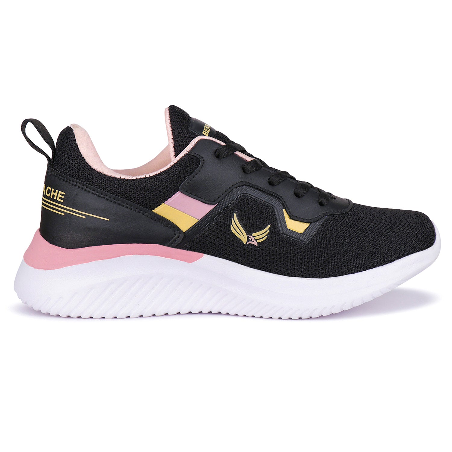 Bersache Sneaker, Loafers ,Casual With Extra Comfort Sneakers For Women Black-8027.
