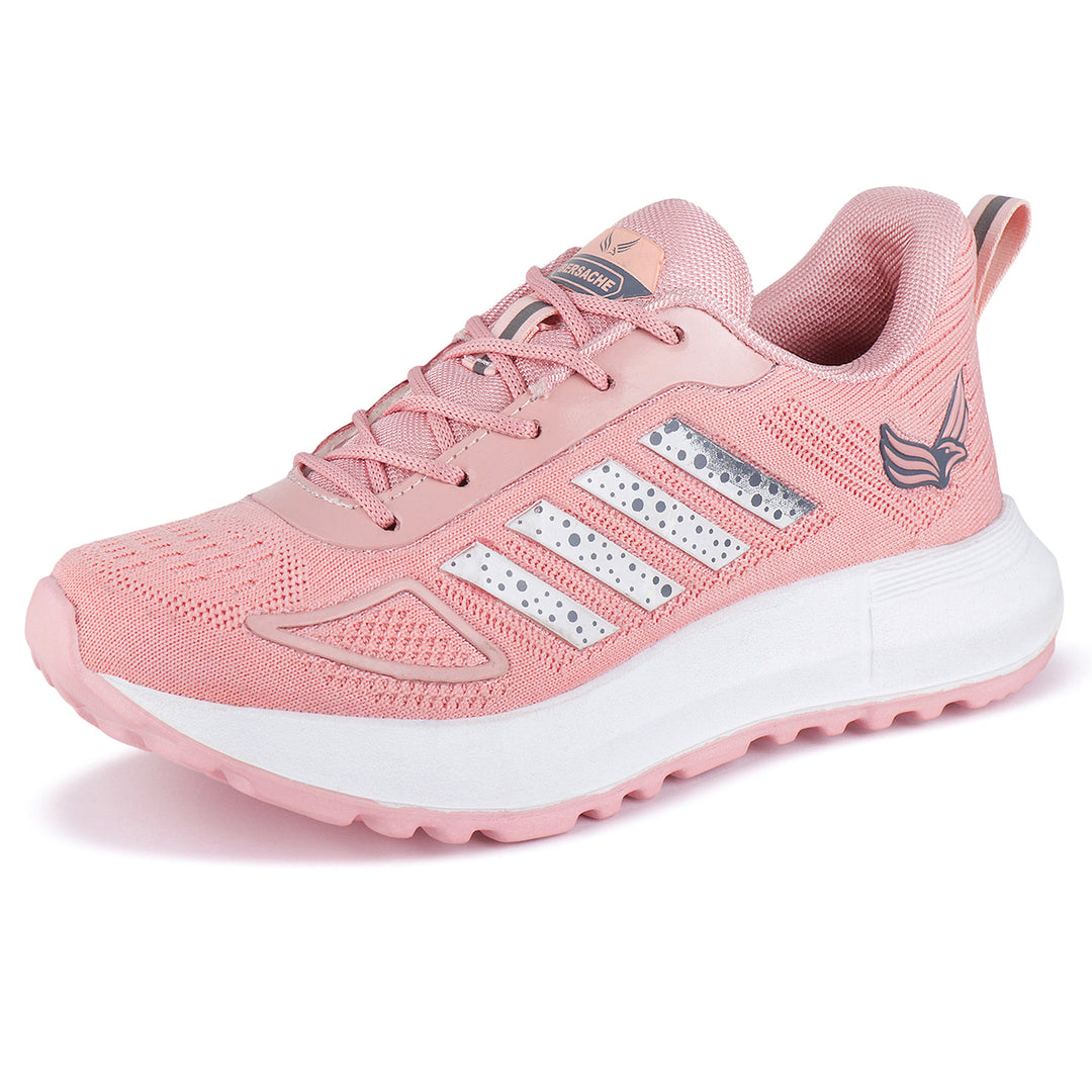 Bersache Premium Sports ,Gym, Trending Stylish Running shoes for Women (8030-Pink)