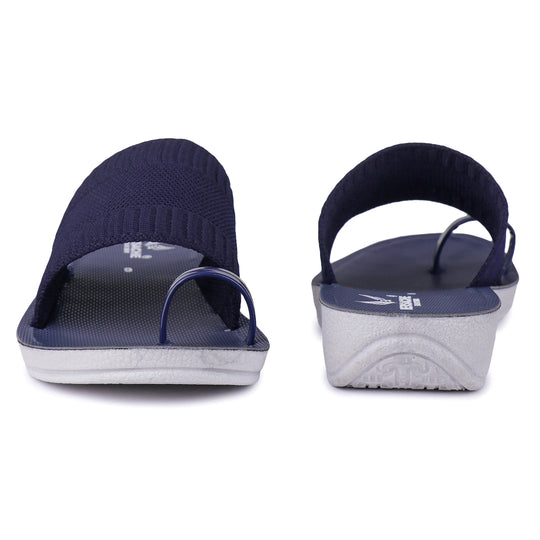 Bersache Extra Soft Classic Casual with  Regular wear with Ultra Soft & Flexibility Technology Flip Flop For Women's/Girl's-(6153-Navy)