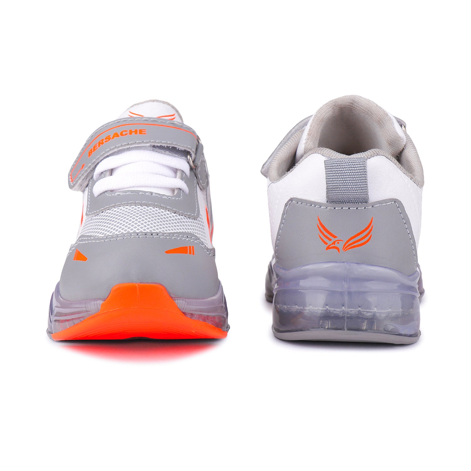 Bersache Premium Sports,walking,Gym,cricket,Trending Running Shoes For Kid's - Ornage -8038.