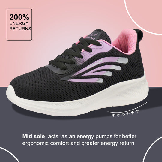 Bersache Sneaker, Loafers ,Casual with Extra comfort Sneaker Colour Changing shoes for Women (Pink-8094)